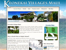 Tablet Screenshot of keonekaivillagesmaui.com